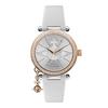 Vivienne Westwood Women's Orb Charm Crystal White Leather Watch VV006RSWH [Parallel Import]