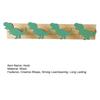 Wall Mounted Storage Hook Strong Load-bearing Dinosaur Shaped Bedroom Entryway Wooden Clothes Hook Coat Hanging Rack