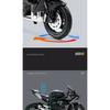 1/10 Kawasaki H2R Alloy Die Cast Motorcycle Model Vehicle Collection Sound and Light Off Road Autocycle Toys Car