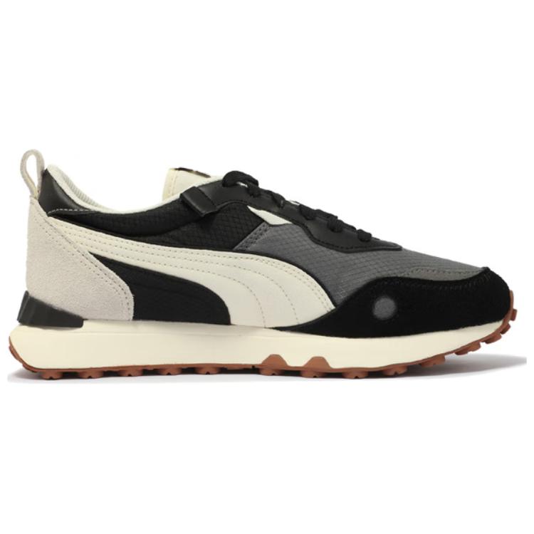 PUMA Retro Rider Unisex Sneakers Black White Beige 387672-45