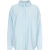 Shop   Women Collar Neck Loose Fit Long Sleeve Solid Blouse Light Yellow Cha Wbl