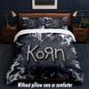 Set Biancheria da Letto Korn Design 1 Copripiumino + 2 Federe Morbido Traspirante Biancheria da Letto per la Casa