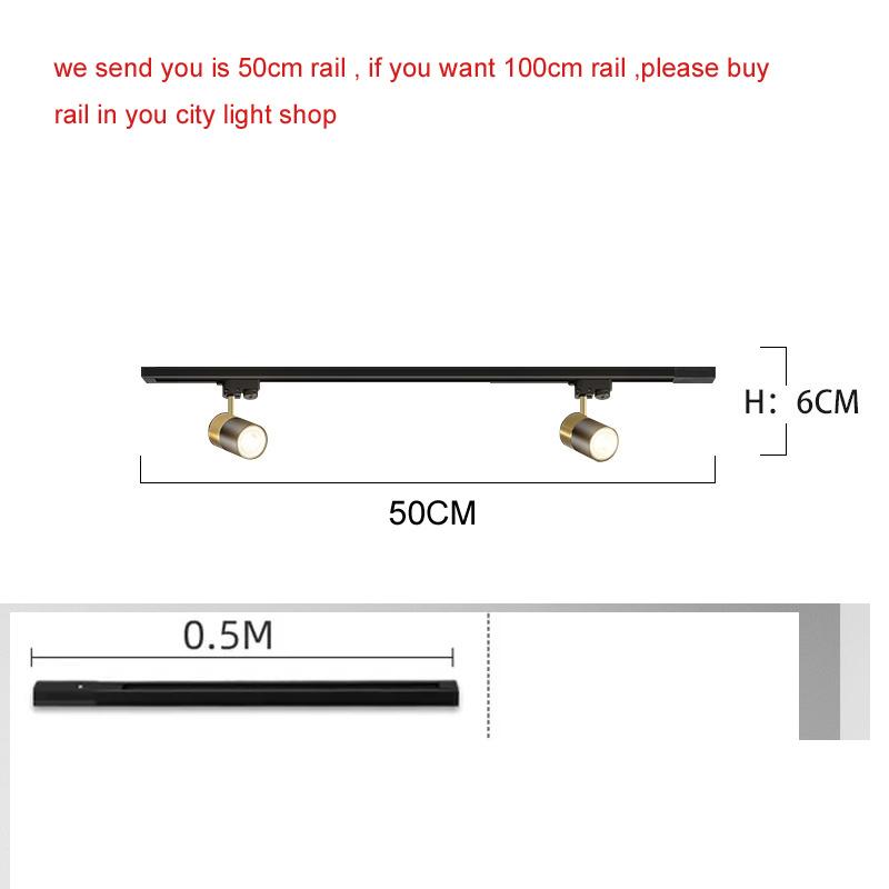 Adjustable LED Spotlight for Clothing Store Wall Background Track Light Surface Mounted Ceiling Spotlight Fixture House Decorate