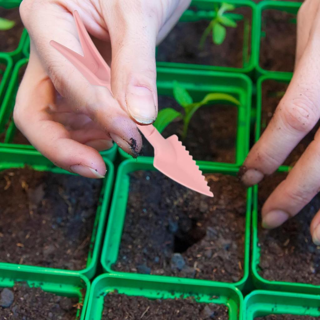 PATIKIL Mini Ogród Ręczny Narzędzie do Przesadzania Sukulentów 2 Narzędzie do Kopania i Sadzenia dla Roślin Bonsai Różowe Narzędzie, Sztuki, Pielęgnacja, DIY,
