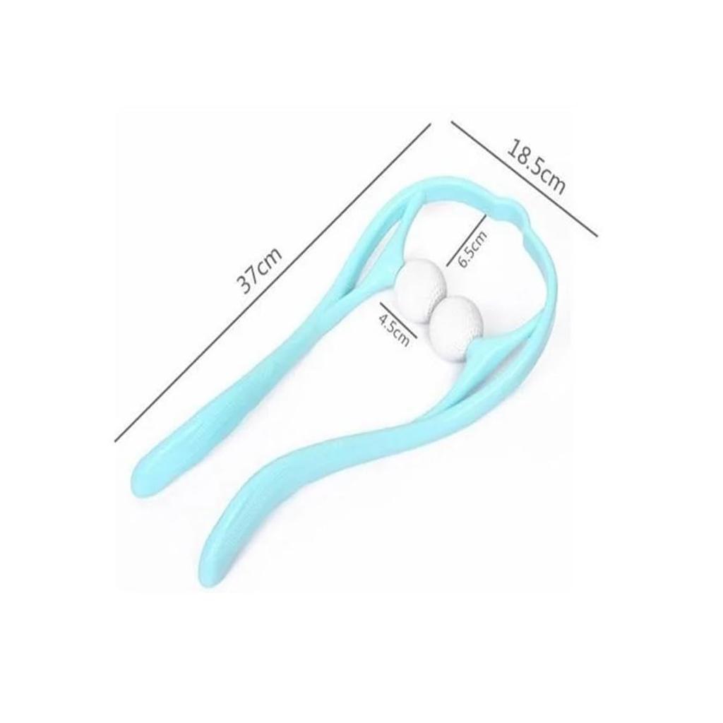 Aparat de masaj pentru umeri și gât pentru ameliorarea umerilor rigizi și masaj cervical cu acupresură pentru gât, (Galben verde)