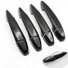 Car Decoration Door Handle Cover For BMW X5 2014-2018 X6 2015- Carbon Fiber Silver Black Cars Accessories Exterior Styling