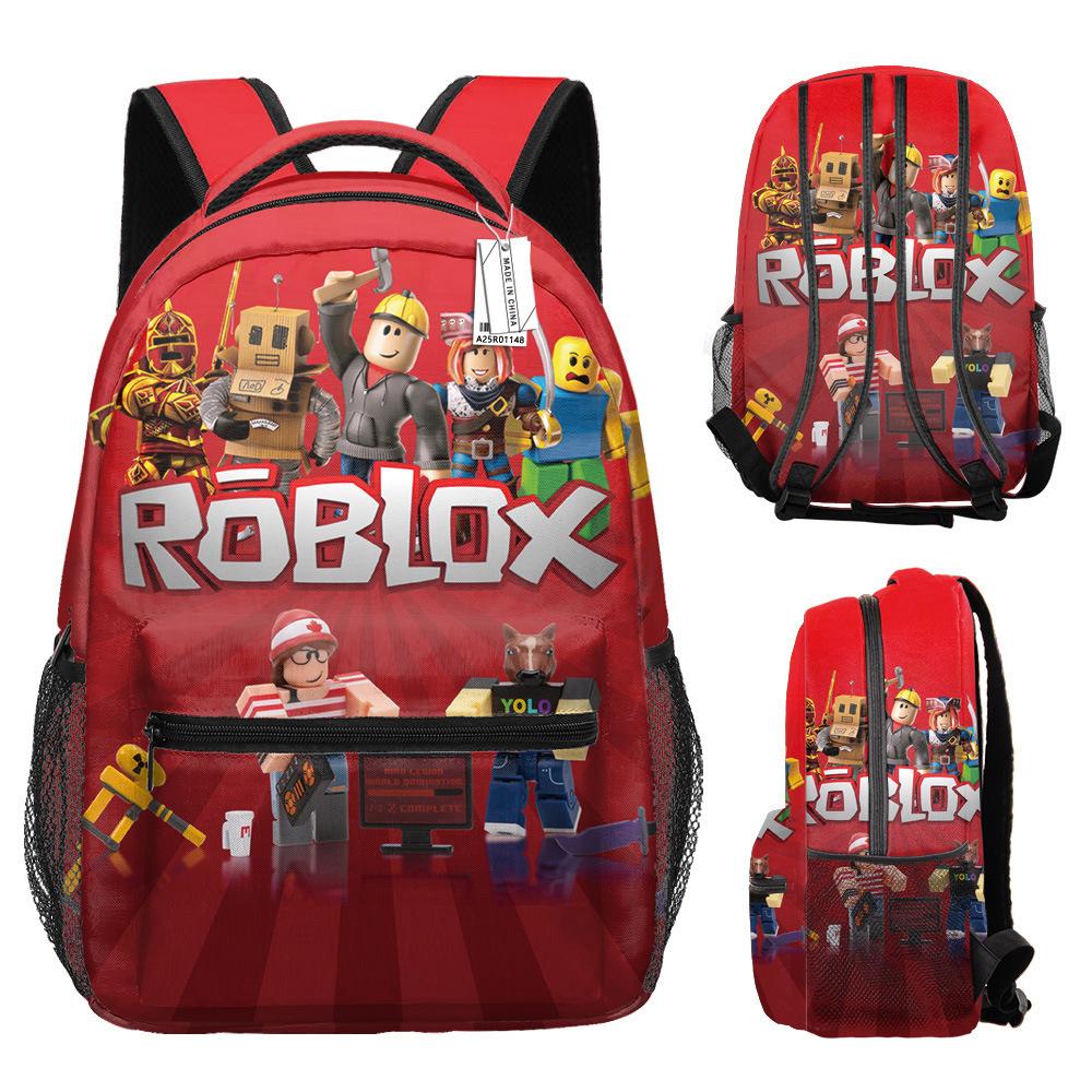 Sac à dos étudiant Roblox Sac à dos imprimé Roblox Sac à dos Mon Monde Sac à dos dessin animé anime pour enfants