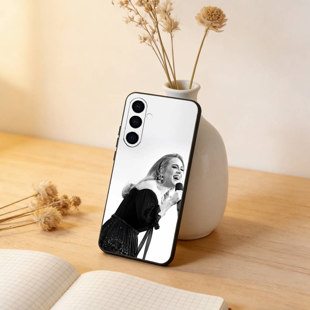 

Singer A-Adele Phone Case For Samsung Galaxy A73,A72,A71,A70,A53,A52,A51,Soft Silicone Black Cover Samsung a32 5g