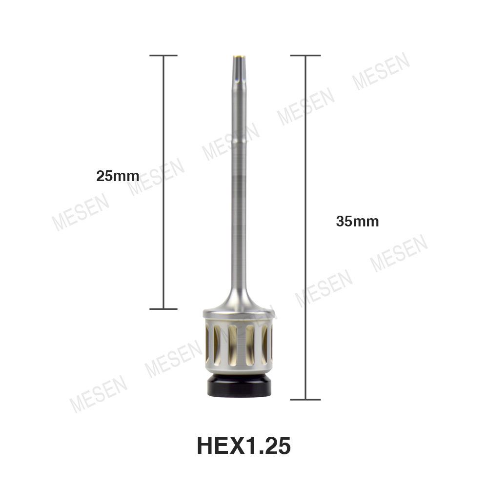 Dental Implant Screwdriver Set with Torque Wrench for Phase II Restoration