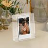 Desktop Mini Picture Frame PC Double Sided Transparent Freestanding Instant Photo Frame for Instax Mini for Polaroid ZIP Film