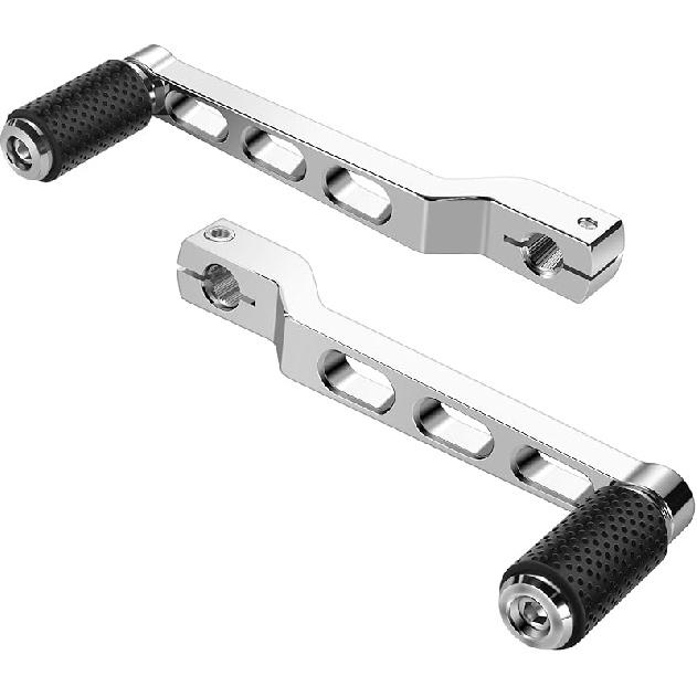 Motorcycle Heel Toe Shift Lever Brake Pedals, Shift Peg for Harley Davidson Softail Touring Road Glide Street Glide Levers Road King Glide Trikes