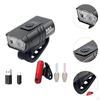 Bicycle Front and Back Rear Light 2 LED Bike Headlight Taillight Set Lights for Cycling