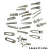 24Pieces Star Hair Clip Japanese 2000s Hairpin Side Barrette Anime Duckbill Clip Female Hair Shaping Decoration for Daily