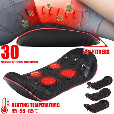 Electric Lumbar Traction Device Dual Care Waist Back Massager Heating Vibration Spine Support Waist Fit Lumbar Protrusio Relieve