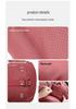 Hongqi Headrest and Lumbar Cushion for Neck and Back Support - H5 H6 H9 HS3 HS5 HS7 LS7 Models, Red