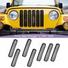 Car Front Hood Grille Ring Cover Protective Sticker For Jeep Wrangler TJ 1997-2006 Car Exterior Accessories 