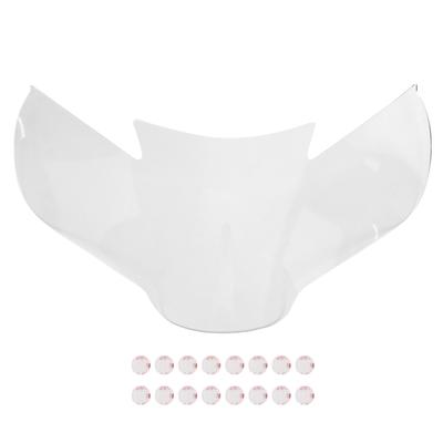 Motorrad Scheinwerferschutz Gitterabdeckung Acryl Transparent Ersatz für R1200RT