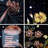 Moonlight Garden Tapestry Plants Flowers Ins Style Wall Hanging Waterproof Fade Proof Bedroom Room Wall Decor Home Decor