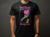 HOT SALE Heartbreak Money Talk T-shirt Skeletal Hand-in-hand Heart Design Stylish Pink Heart Tee Unique Graphic Fashion Tee