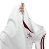 Women's Slim Fit Cropped Two-Piece Look T-Shirt: White Bow Embroidered Long-Sleeve for Spring/Autumn 2025