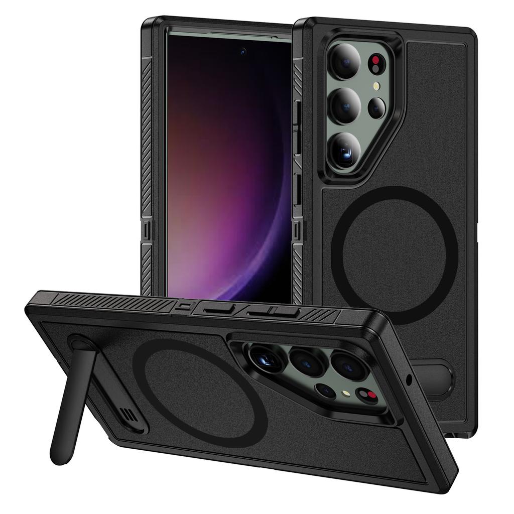 Suitable for Samsung S25 Ultra Guardian Stand Mobile Case S24 Ultra Magnetic S23 Ultra Protection Case