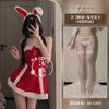 Christmas Cos Uniform Sexy Lingerie Velvet Female Cosplay Dating Robe Suit