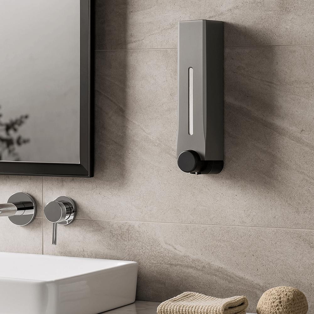 Touchless Shower Gel Dispenser Plastic Shower Liquid Dispenser Wall Mount Dispenser  Shower