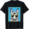 German Shepherd Portrait Pop Art GSD Dog with Sunglasses T-Shirt