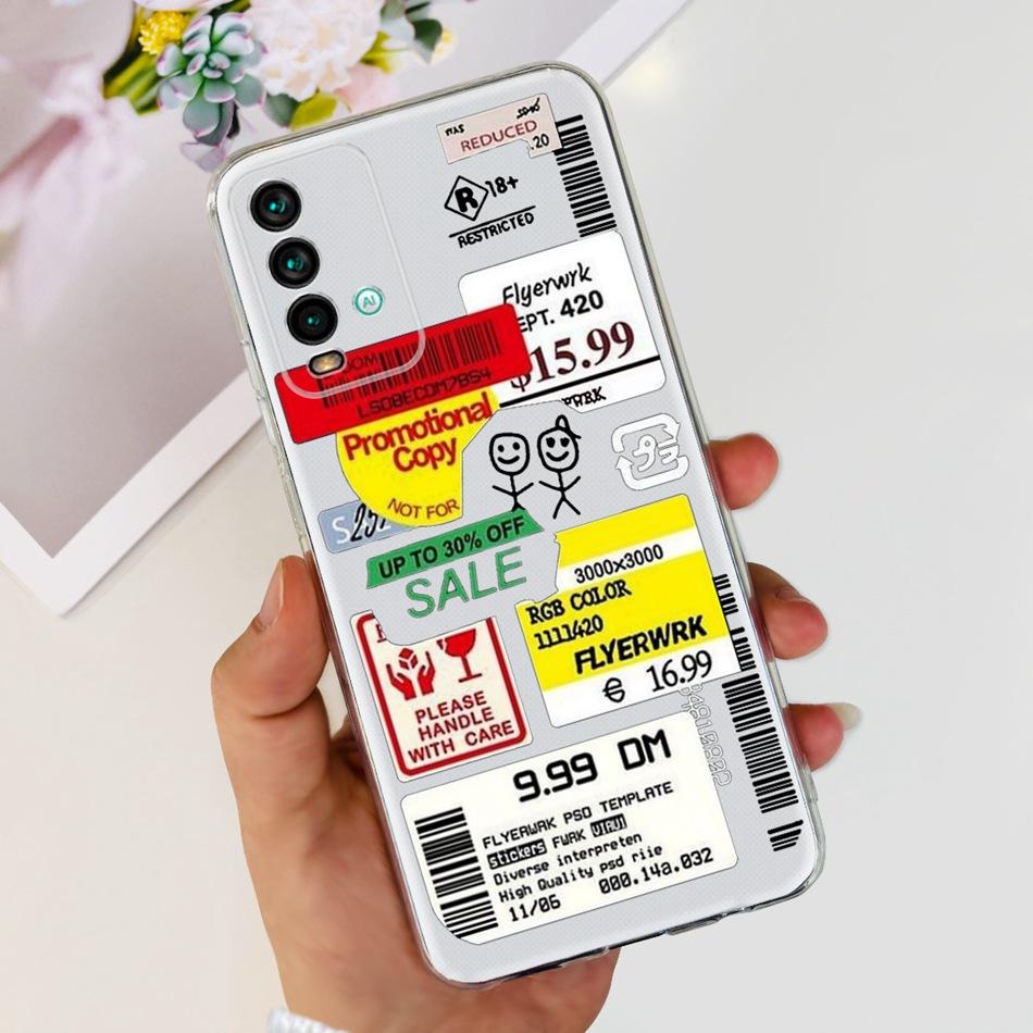 For Xiaomi Redmi 9T Case Fashion Painted Soft Silicone TPU Back Cover For Redmi 9T Redmi9T Phone Cases