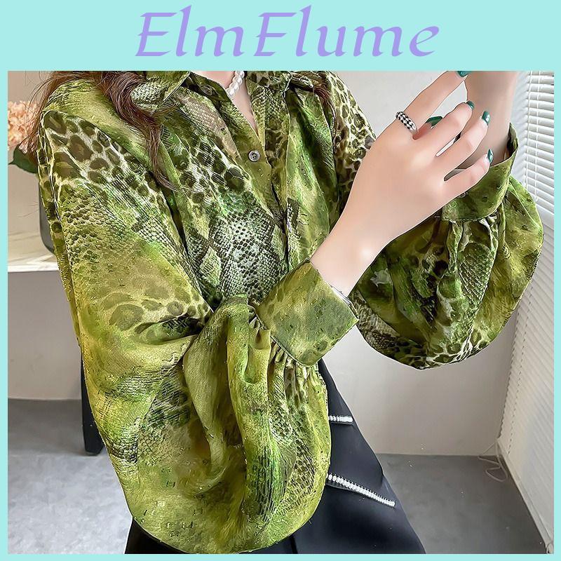 Spring Lantern Autumn Embroidery Long Sleeve Shirt Women Elegant Fashion Allmatch Blouse Female Buttons Top