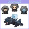 Figurines Exquises en PVC Game of Thrones Mère des Dragons Jon Snow Roi de la Nuit Modèles