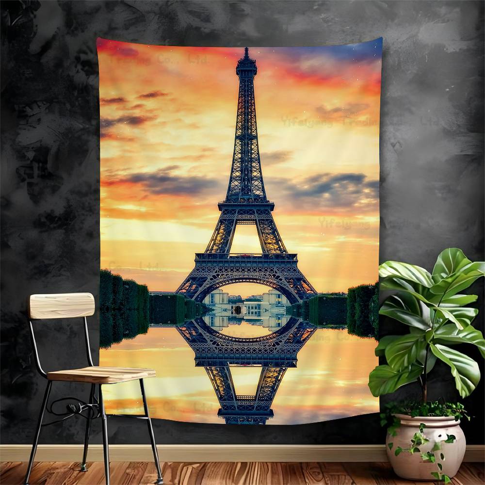 Eiffel Tower Hanging Bohemian Tapestry Cheap Hippie Wall Hanging Bohemian Wall Tapestries Mandala Wall Hanging Home Decor