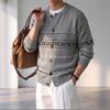 Hengyuanxiang Men's Casual Knit Cardigan