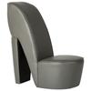 High Heel Shoe Shaped Chair  Faux Leather