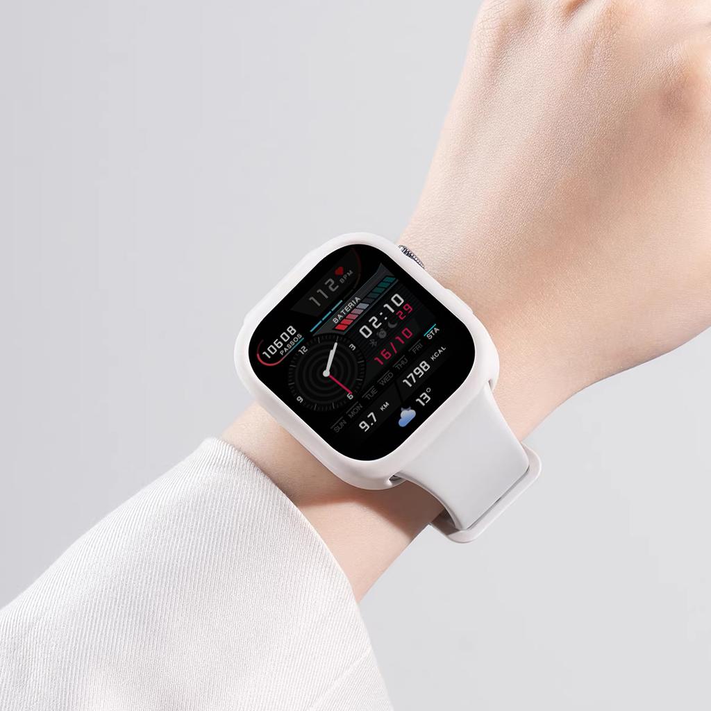 Cinturino in Silicone Per Redmi Watch 6 Decorazione Orologio Guscio Protettivo Bumper Anti Graffio Morbido di Alta Qualità