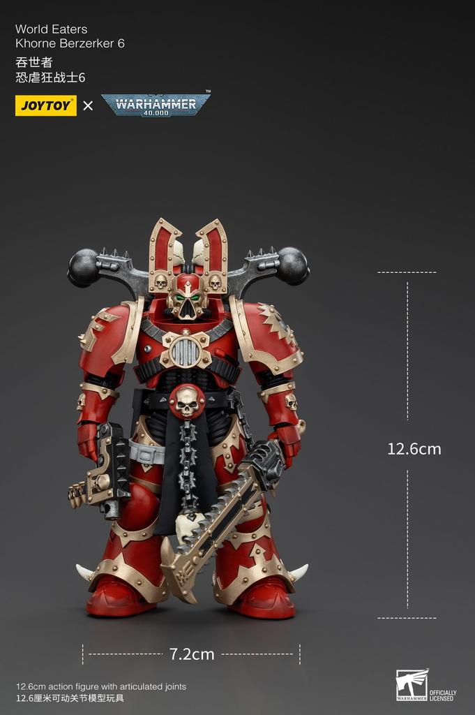 JOYTOY Warhammer World Eater Khorne Berzerker 6 Scale Action Figure 40,000 1/18 (Assembled)