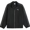 Puma Chaqueta Deportiva Retro con Cinta Unisex Chaqueta Oscura 635715-01