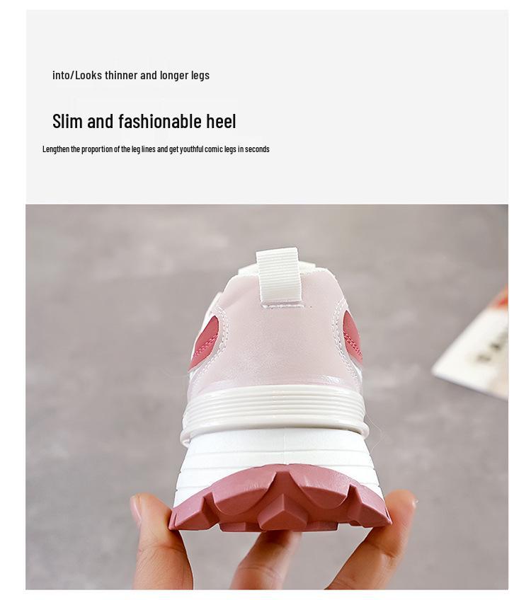 2025 Spring Women's Height-Increasing Versatile Dad Sneakers - Street Style Casual Sports (AD8802-1)