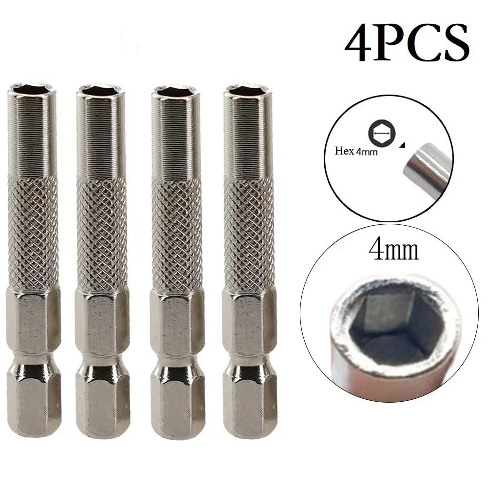 Quick Bit Conversion with 6 35mm Hex Shank Adapter, Converts To 4mm System, Magnetic Holder for Easy Bit Change 2 Pieces