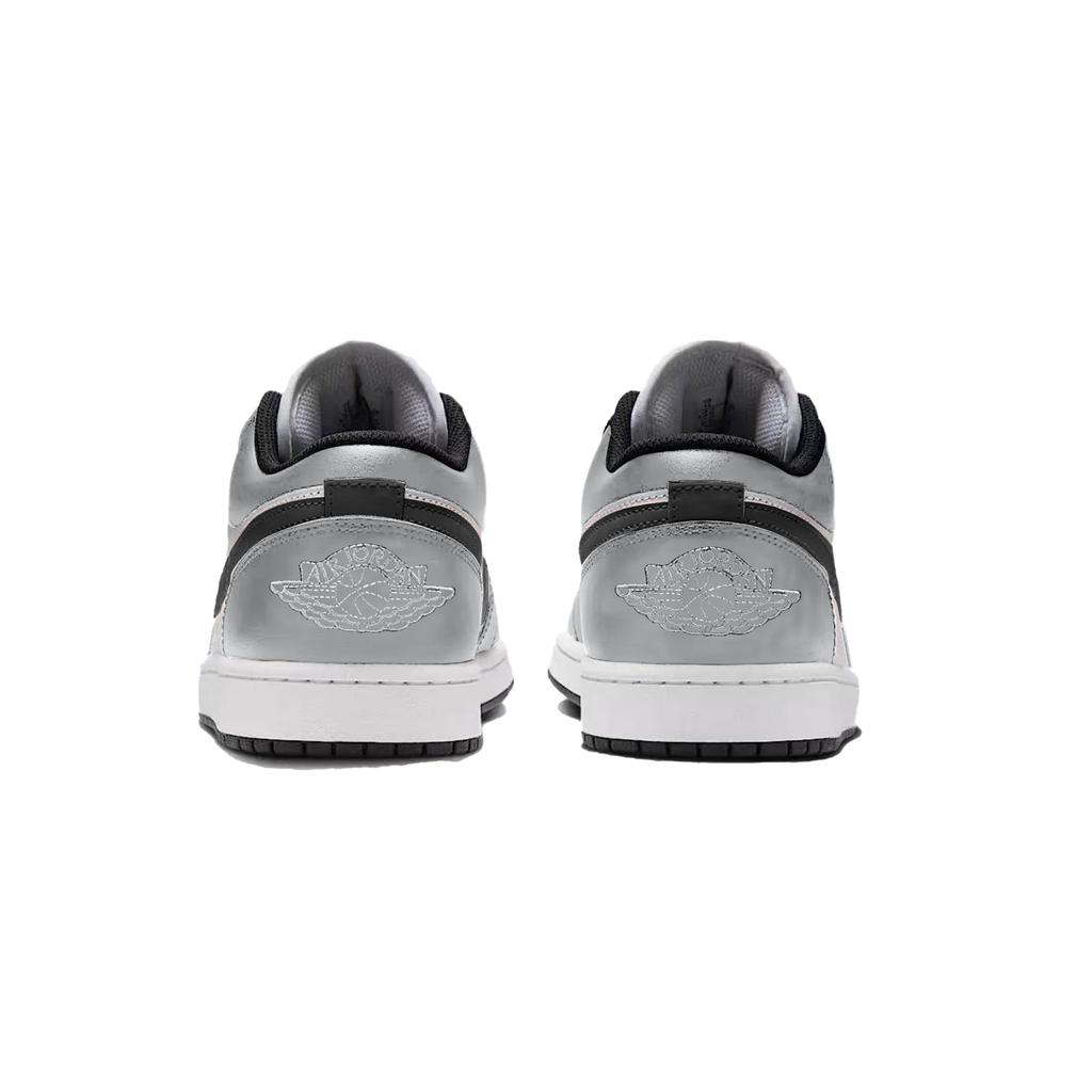Jordan Air Jordan 1 Low top Vintage Basketball Shoes Unisex Light Gray 553558-030(Team578-)