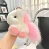 Cute Unicorn Kawaii Keychain Plush Toys Pendant Bag Keyring for Women Bag Ornament Car Key Chain Lovely Girls Gifts Accessories