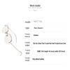 M6716S Unisex Retro Semi-Rimless Pure Titanium Eyeglass Frame - Prescription-Ready