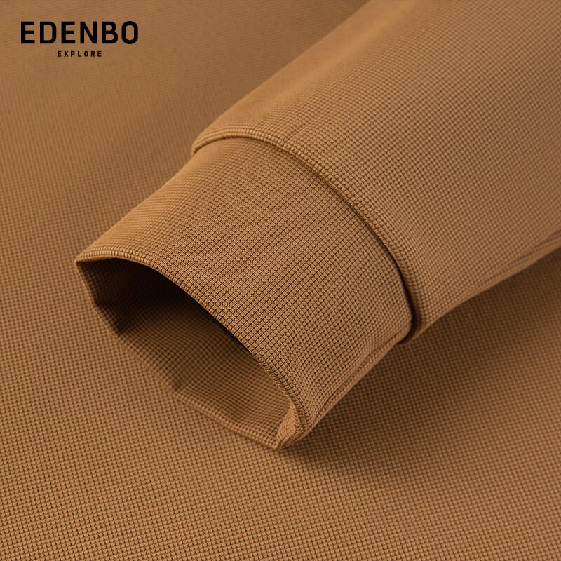 Edenbo Men's Autumn Winter Business Casual Polo T-Shirt