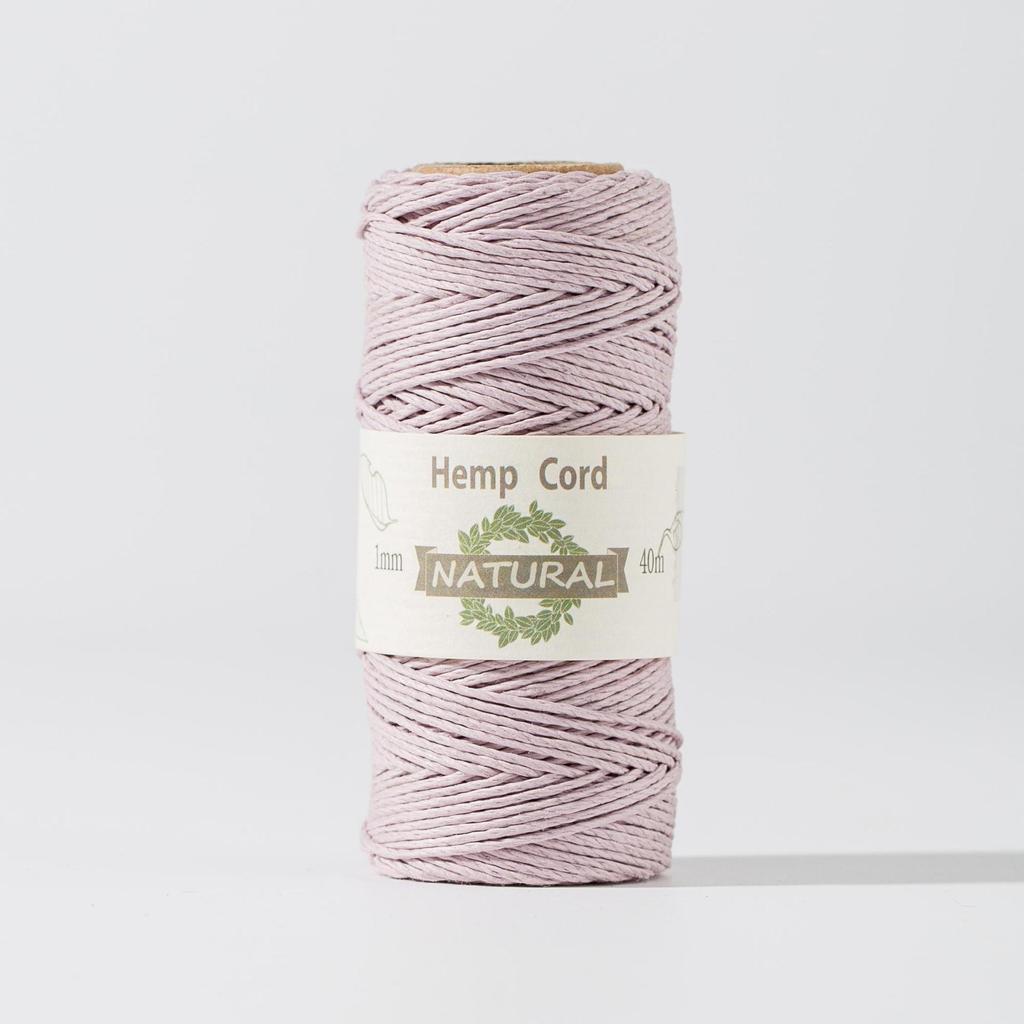 Sfoară de cânepă colorată de 1 mm, Sfoară decorativă pentru cadouri artizanale, Sfoară împletită pentru brățară colier, Accesorii pentru bijuterii 40 de metri rola