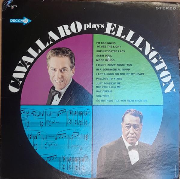 Виниловая пластинка CARMEN CAVALLARO Cavallaro Plays Ellington DL74774 DECCA 196 US Jazz Б/у