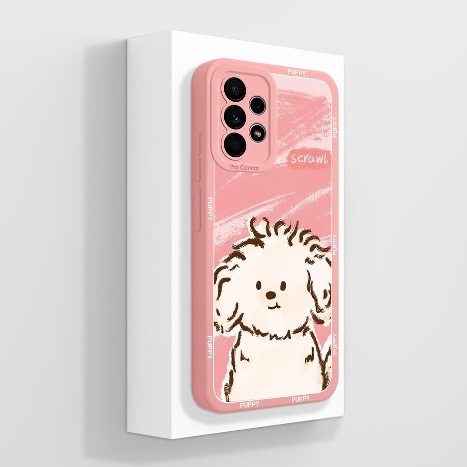 For Samsung Galaxy A52 A52S Phone Case Creative Design Lightweight Funda For Samsung A 52s Soft Smooth Liquid Silicone Housing