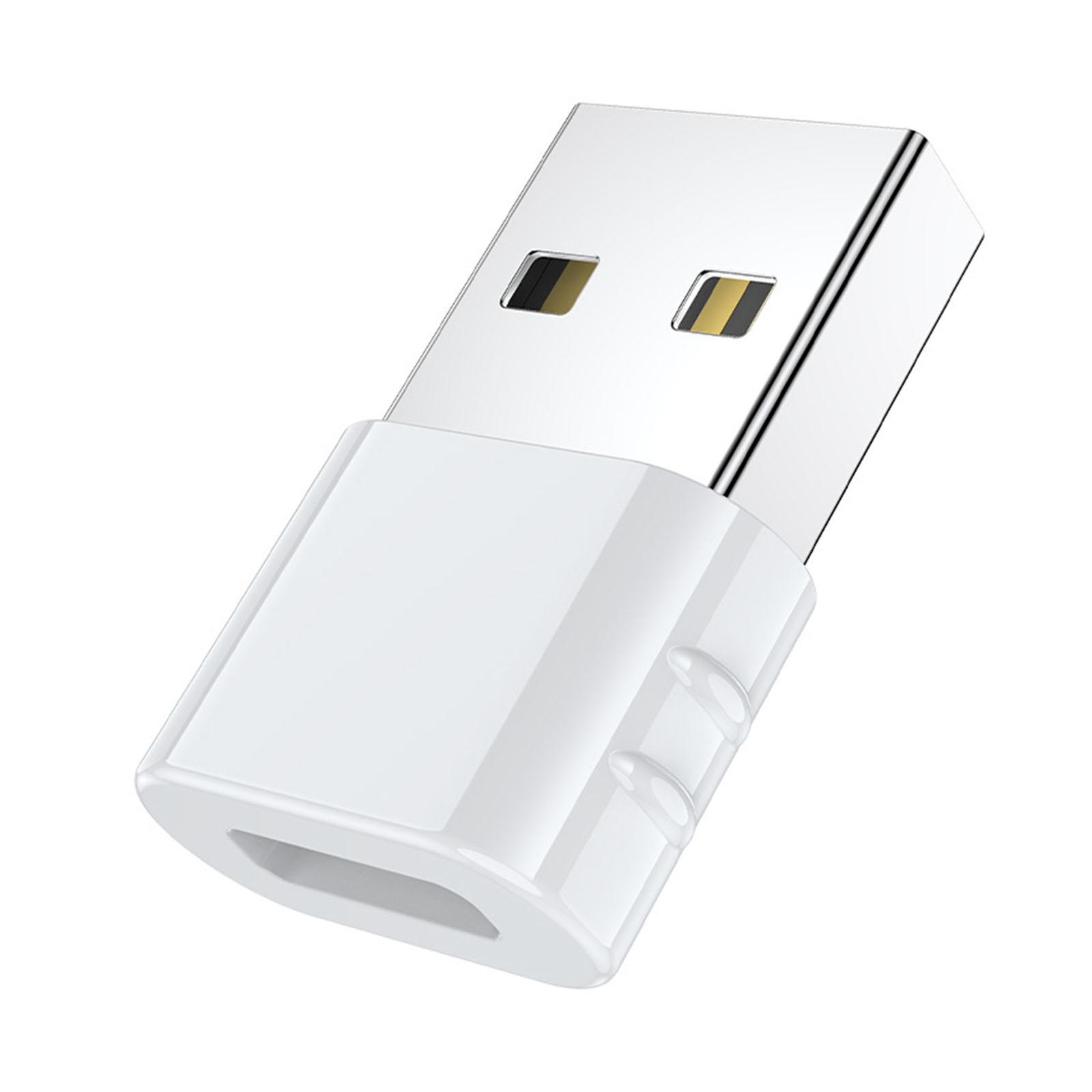 

Адаптер USB C Female to USB Male Адаптер USB Type C to USB 2.0 для ноутбука, клавиатуры ПК, 480 Мбит/с белый
