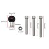 1 Inch Ball Head Adapter M8 Screws Motorcycle Handlebar Clamp Base Holder for Mount Smartphone Cameras Holder Bolt Bracket