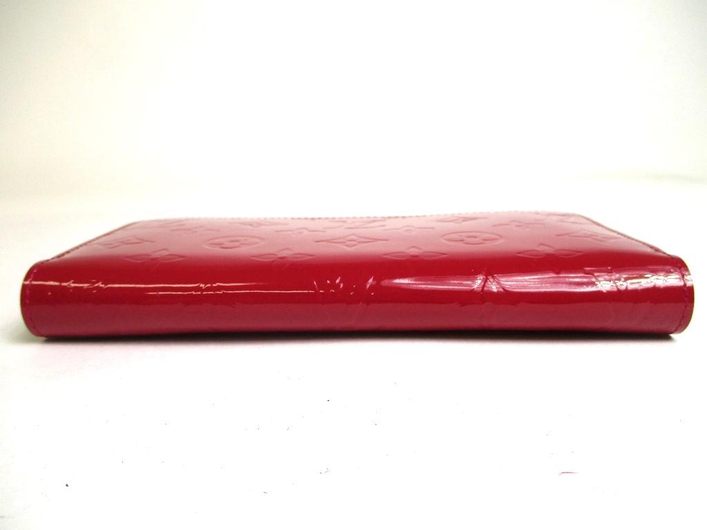 Authentic LOUIS VUITTON Vernis Magenta Patent Leather Round Zip Zippy Wallet #a326  Refurbished