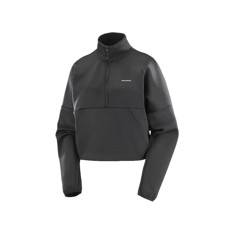 

Salomon Shkout Hz Crop Sweater Women Sweater Deep-Black C24178 S
